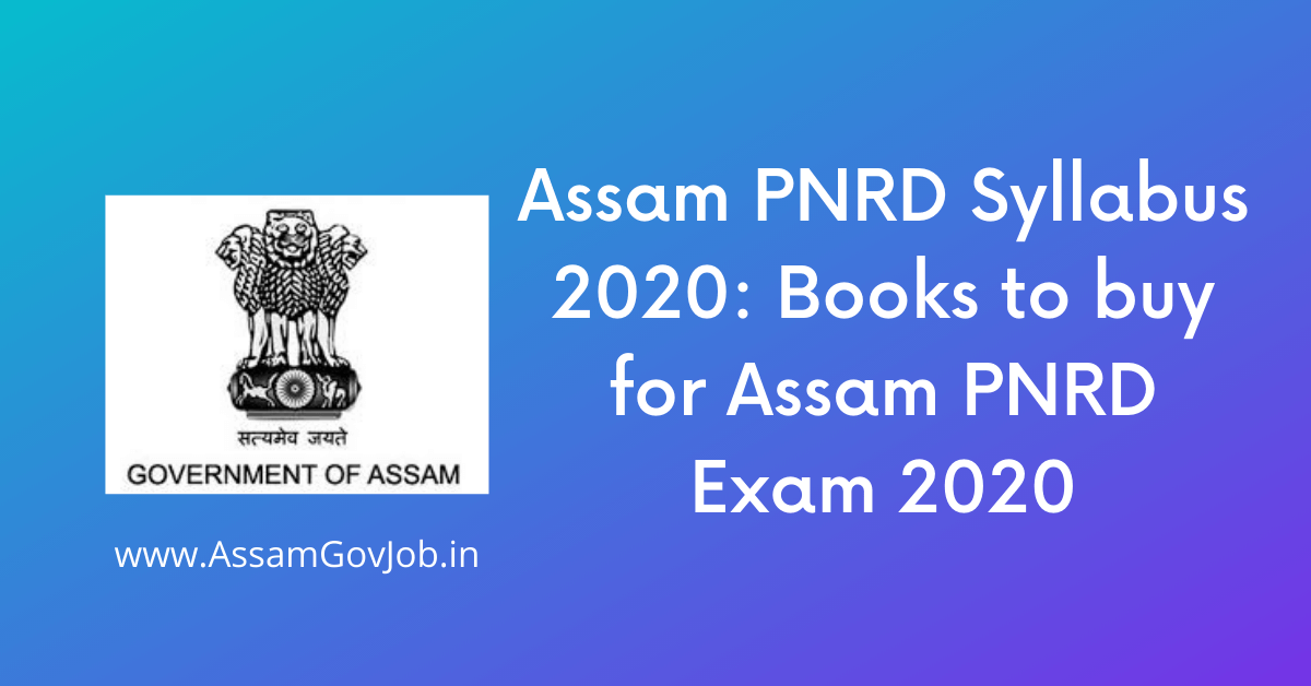 Assam-PNRD-Syllabus-2020
