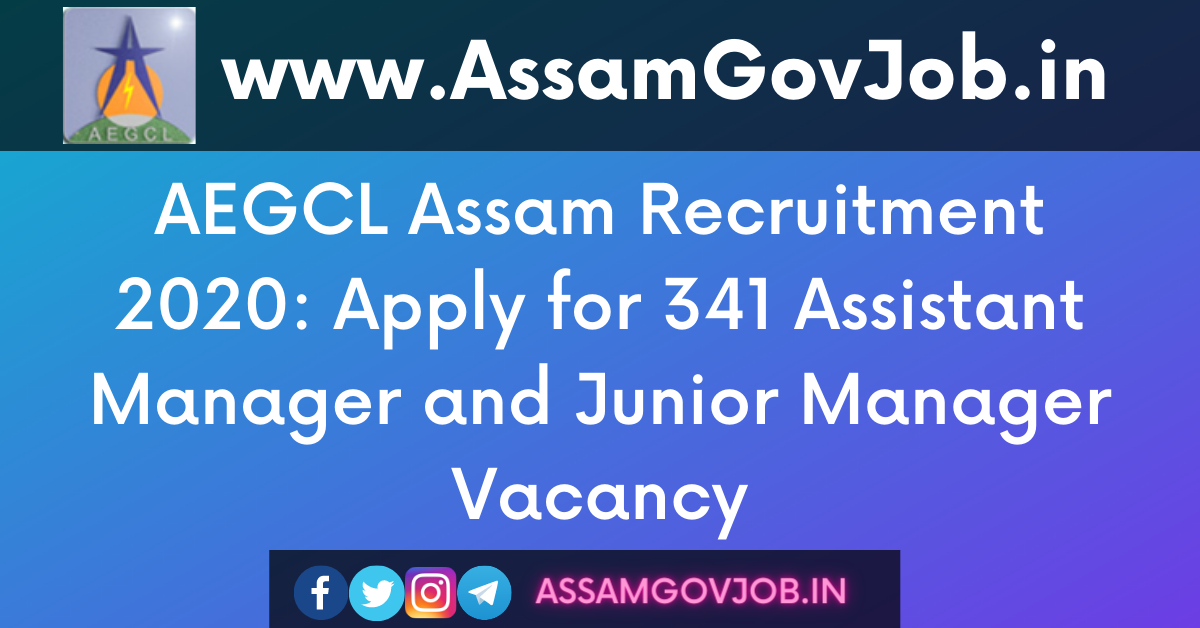 AEGCL Assam Recruitment 2020