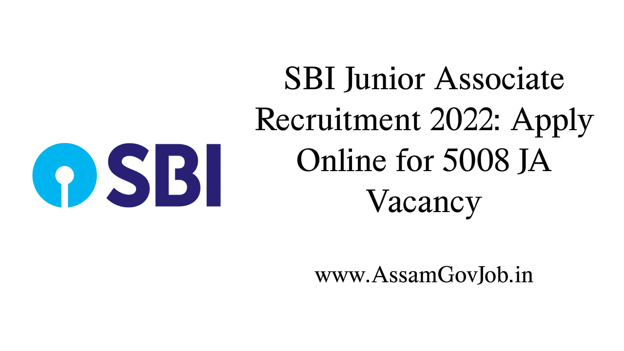 SBI Junior Associate Recruitment