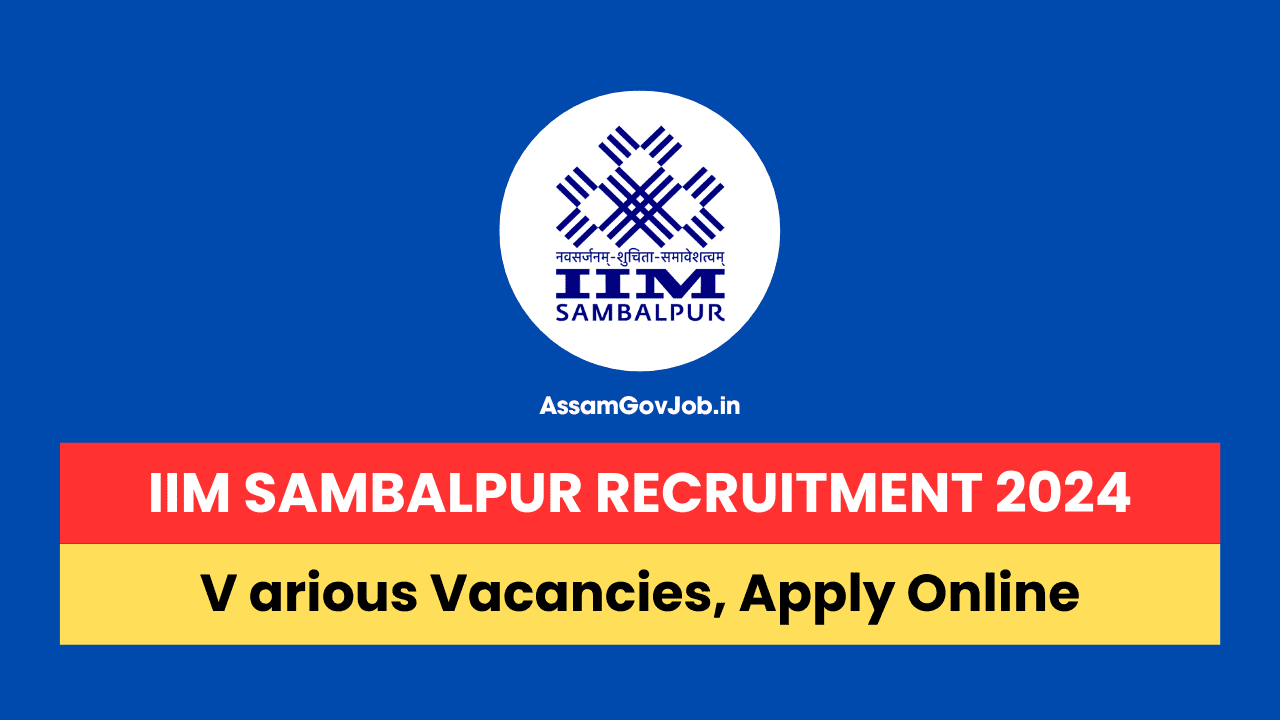 IIM Sambalpur Recruitment 2024