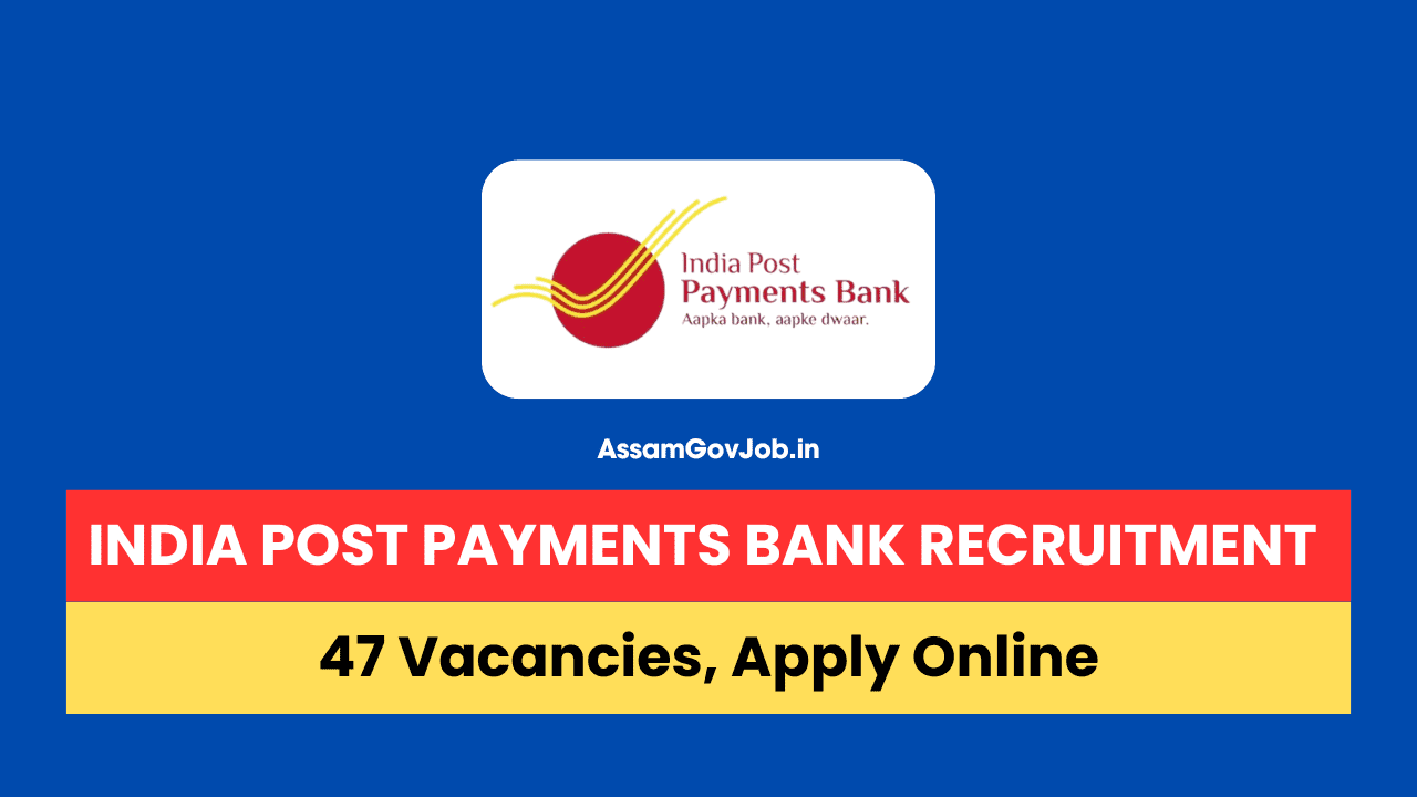 India Post Payments Bank Recruitment 2024
