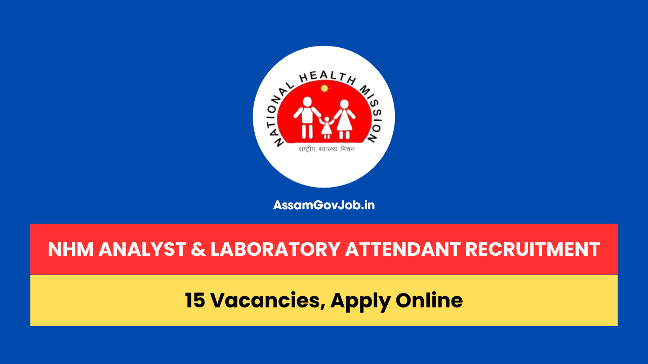 NHM Analyst & Laboratory Attendant Recruitment 2024