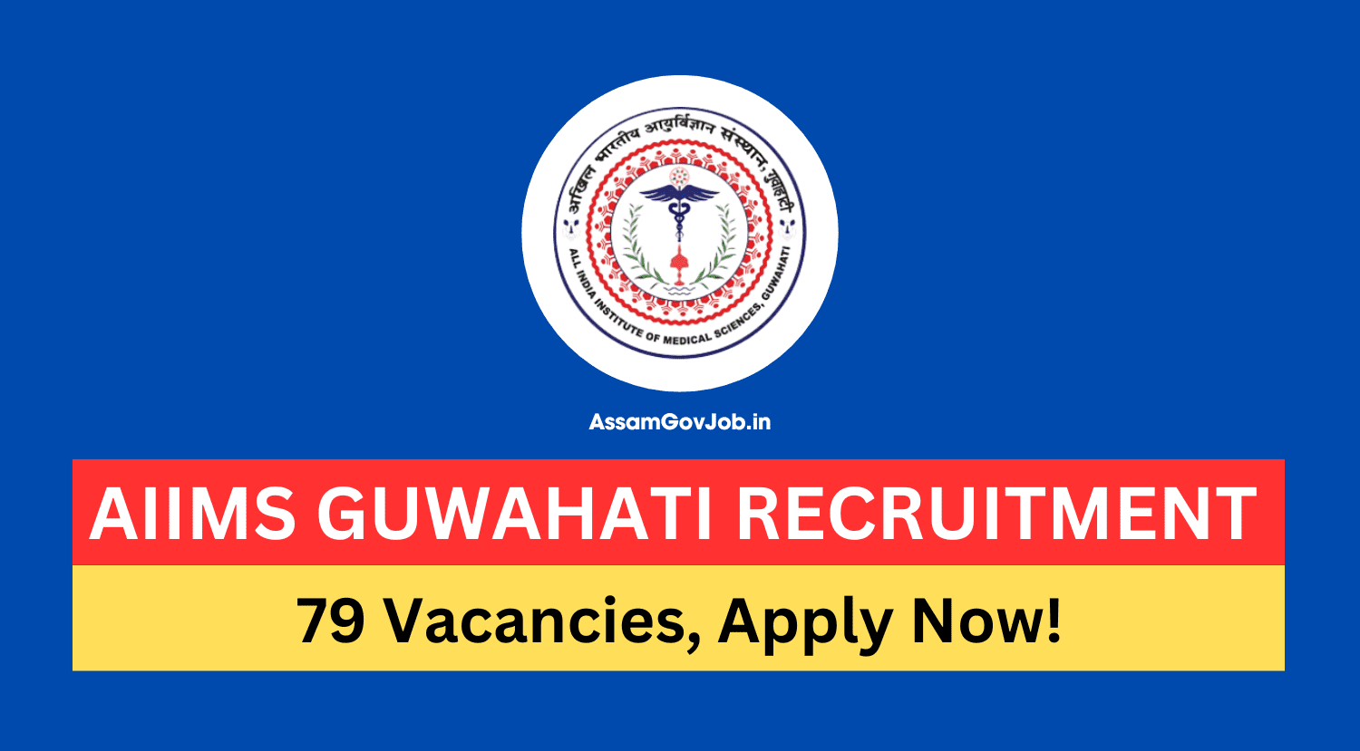 AIIMS Guwahati Recruitment 2024