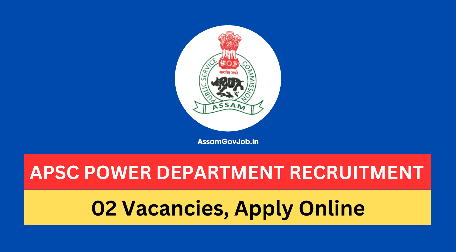 APSC Power Department Recruitment 2024