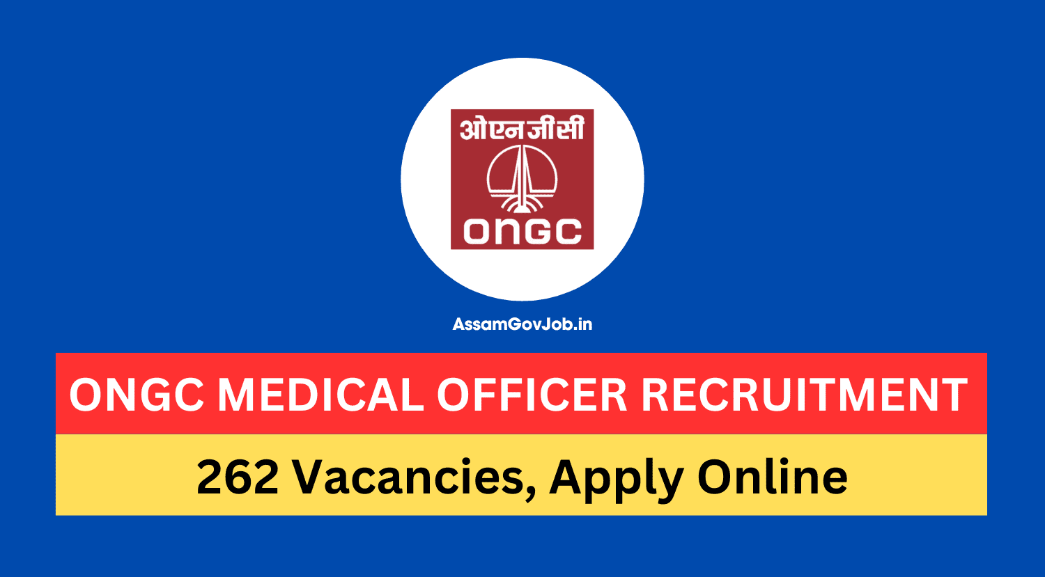 ONGC Medical Officer Recruitment 2024