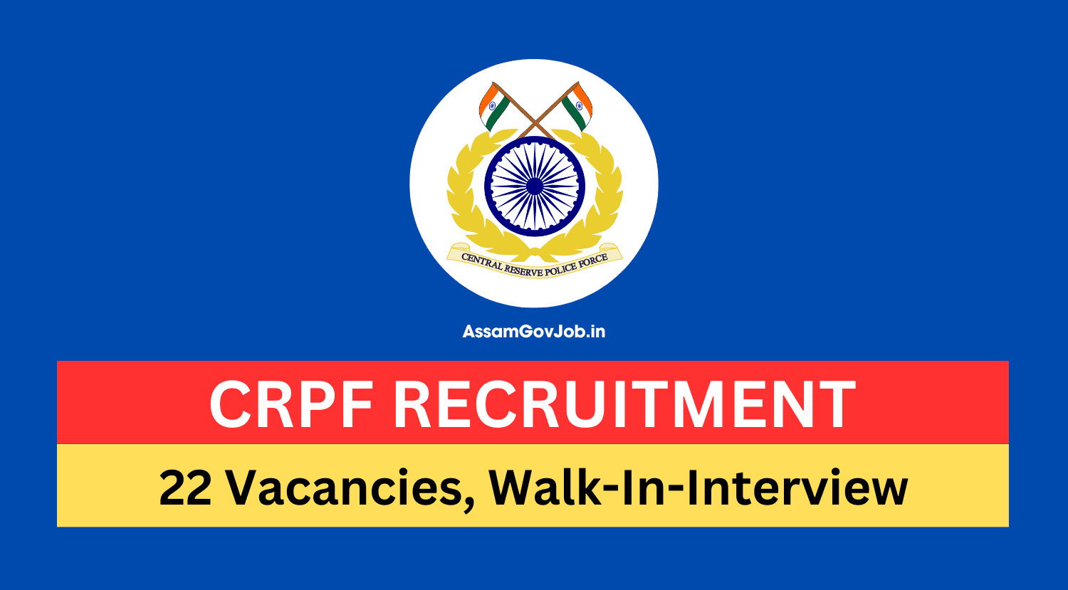 CRPF Recruitment 2024