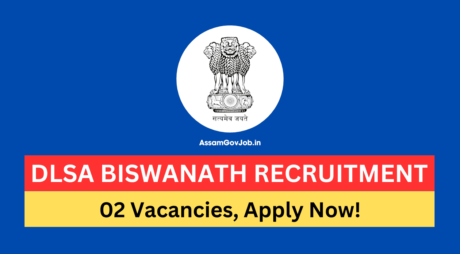 DLSA Biswanath Recruitment 2024