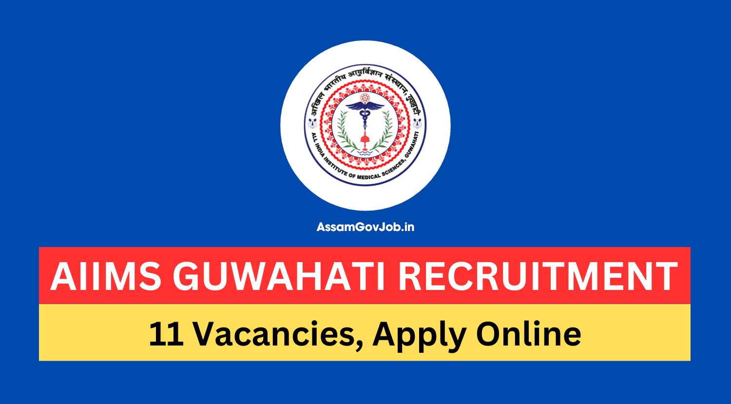 AIIMS Guwahati Recruitment 2024