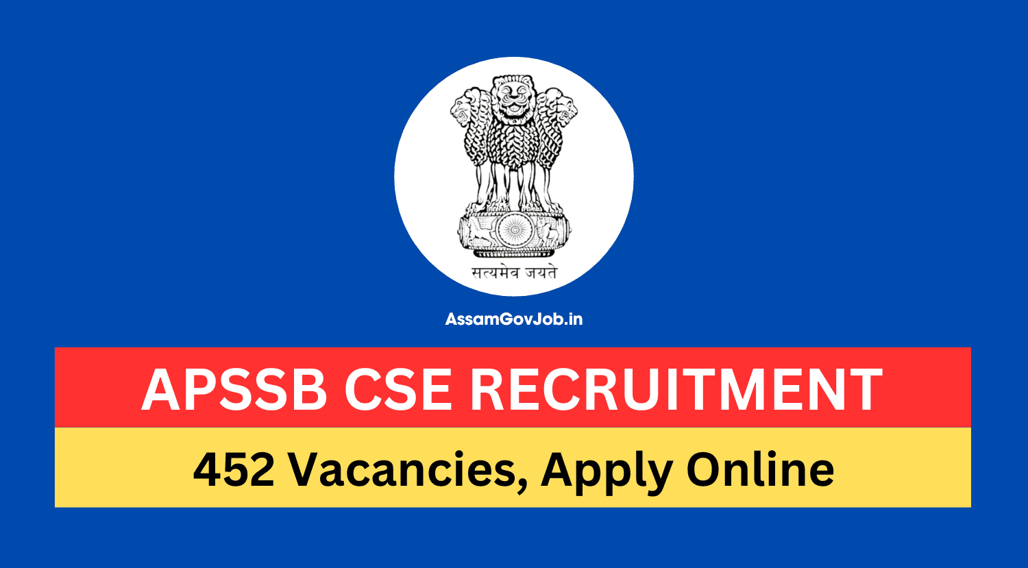 APSSB CSE Recruitment 2024