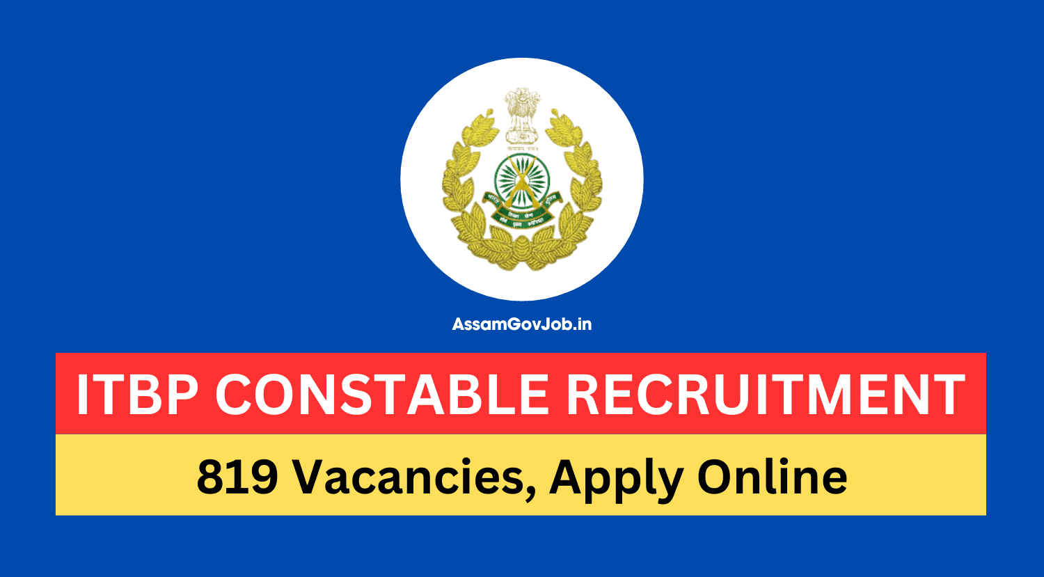 ITBP Constable Recruitment 2024