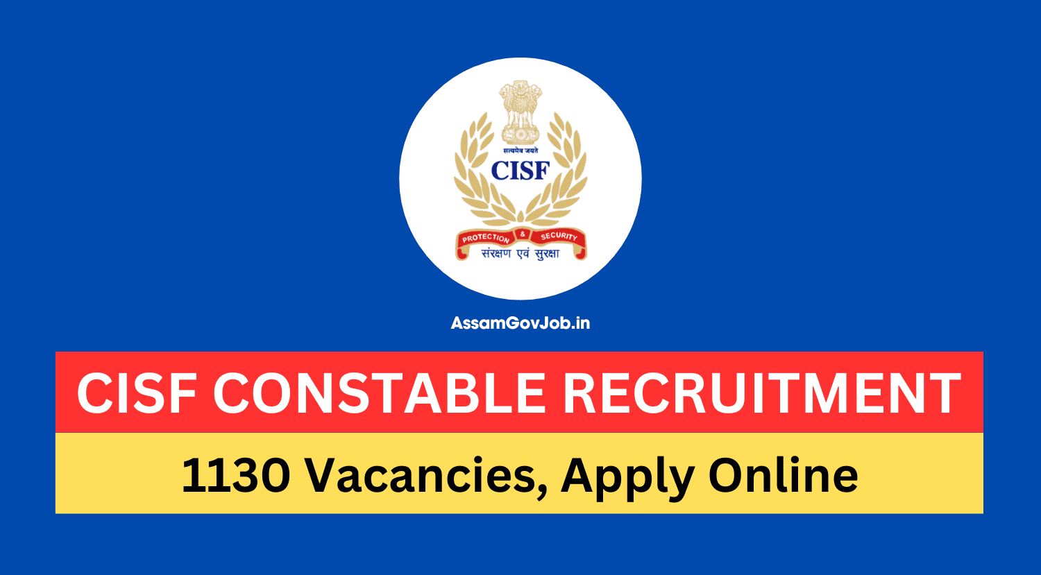 CISF Constable Recruitment 2024